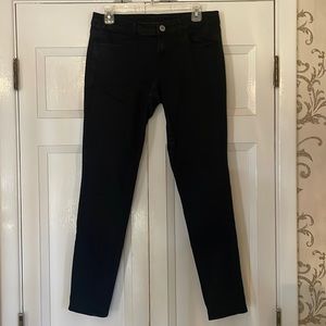 American Eagle Dark Wash Black Stretch Jegging